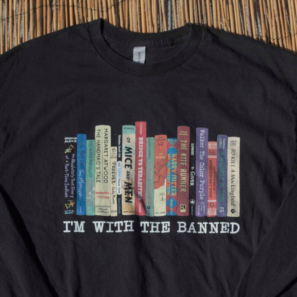 -XL- Anti Censorship Long Sleeve | Banned Books | Readers Humor | Graphic Shirt